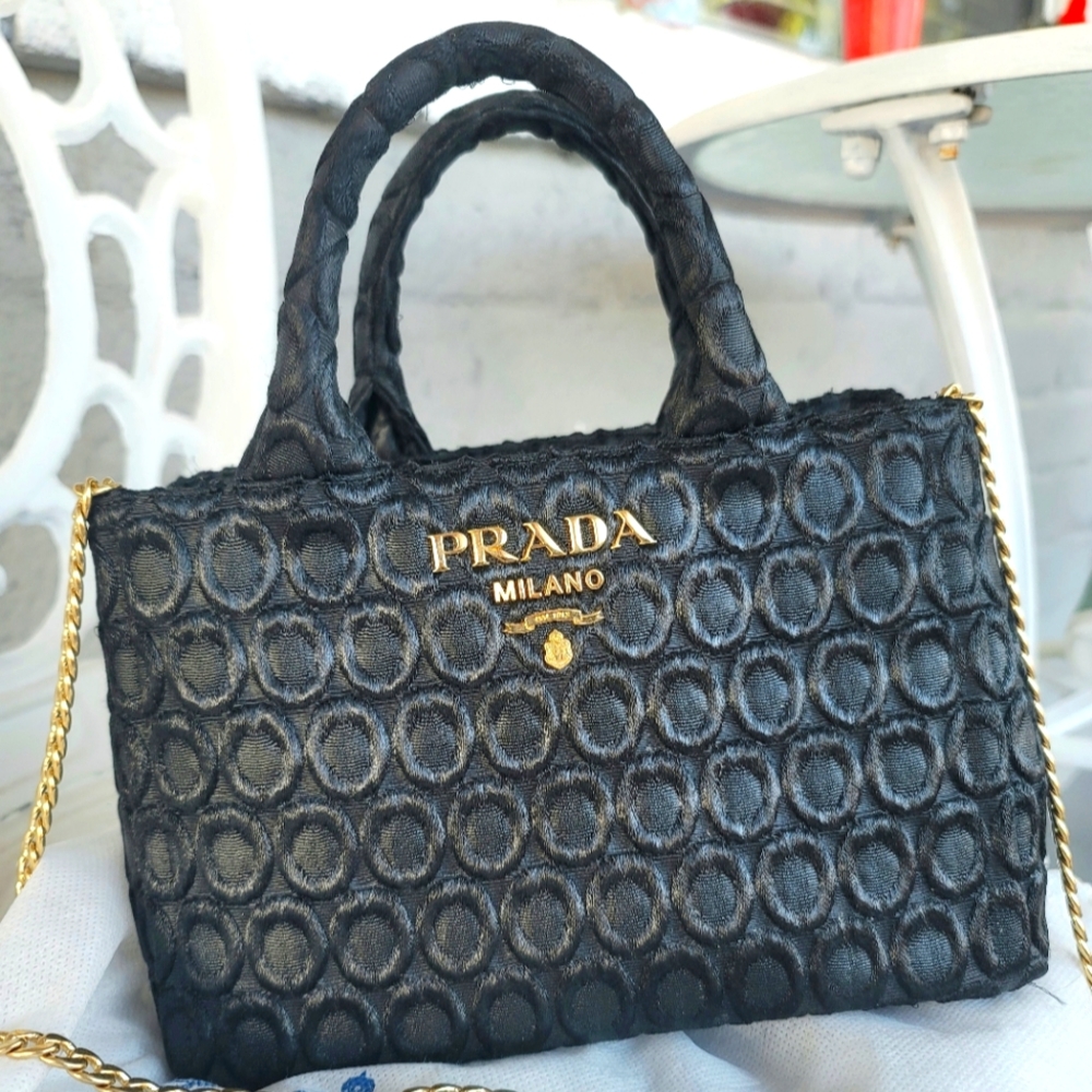 Prada Black Quilted Women's Bag